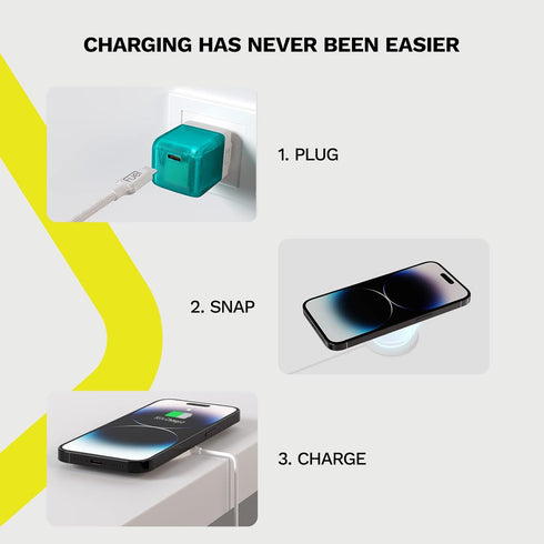 iPhone Charger Fast Charging Magsafe Charger- Fuel - 15W Magnetic Wireless Charging Pad - Compatible with Magsafe - Magnetic Charger for iPhone 14...