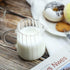CHOOLD Elegant Wave Shaped Crystal Glass Creamer Coffee Pitcher/Serving Jug for Kitchen - Milk and Sauce - 8.5 oz...