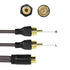 XMSJSIY RCA Cable Car Audio Y Splitter Cable Female to Dual Male Gold Plated Stereo Audio Adapter Gold Plated Plug Connectors Extension Cord for A...