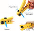 Universal Cable Stripper Cutter for Flat or Round UTP Cat5 Cat6 Wire Coax Coaxial Stripping Tool...