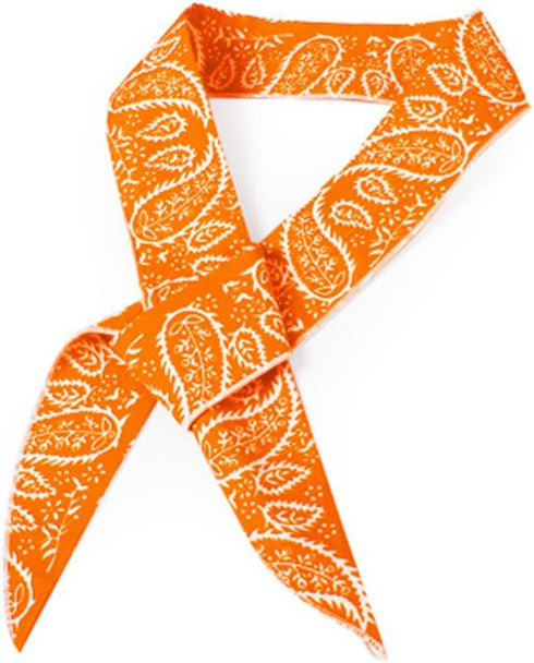 Cool Bandana Ties Neck Wrap Cooler Headband Ice Cold Scarf, Orange, One Size...