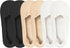 Lystaii 3 Pairs Women Summer Thin No Show Socks Low Cut Liner Socks Ice Feeling Socks Non Slip Liner Socks...