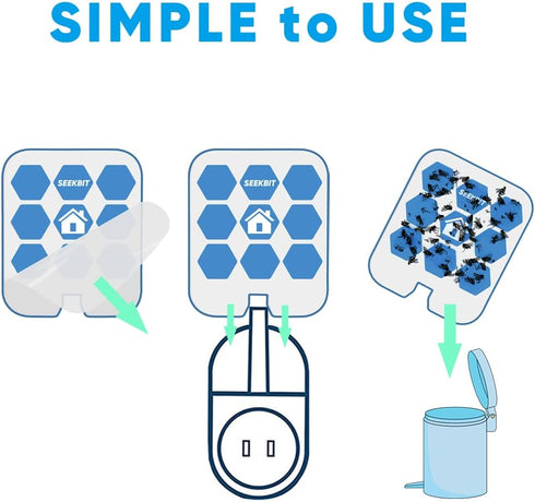 10 Pack Refills Glue Boards Compatible with Safer Home Indoor Fly Trap Refill Glue Cards for Dyna Trap Mosquito Trap DT3005W Dot SH502 Plug-in Ind...
