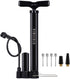 Bike Pump, Air Bicycle Pump Inflator with Pressure Gauge for Presta and Schrader Valve Tire Ball Bike Portable Pumps 160PSI...