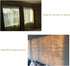 Ufurty 2 Pieces Willow Window Curtain Voile Tulle Room Salix Leaf Sheer Gauze Panel Drapes Green Color for Living Room, Bedroom, Balcony...