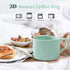Surprise 3D Coffee Mug Animal Inside 8 oz with Duck,Cute Cartoon Handmade Ceramics Cup,Christmas Birthday Surprise for Friends Family or Kids (Duc...