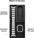 Fullmosa No Tools Needed Compatible Apple Watch Bands for Women Men 41mm 40mm 38mm 46mm 49mm 45mm 44mm 42mm, Metal Strap with Case for iWatch Seri...