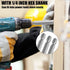 Utoolmart H4 Magnetic Hex Head Screwdriver Bits, 1/4 Inch Hex Shank 50mm Length S2 Power Tools 10pcs...
