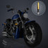 Justech 4 PCS 12LEDs Motorcycle Indicators Amber, 12V Flowing Turn Signal Lights, Motorbike Turning Indicators Led Turn Signals Kit Blinkers for M...