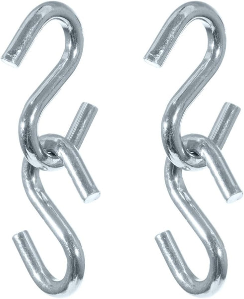 Paracord Planet - 4 Packs - S Shaped Hooks S Hanging Hooks S Metal Hanger - 3/8 Inch Thick, 3 Inches Long...