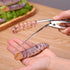 (2 Pack) Stainless Steel Shrimp Line Knife+ Shrimp Peeler, Shrimp line tool Easily Remove Fish Scales shrimp shells Feather for Kitchen Tools...
