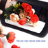 Sun Visor Mirror Clip on, Silence Shopping Car Makeup Vanity Mirror Car Cosmetic Mirror Sun-shading Mirror Black Auto Supplies 11cm/4.3''x7cm/2.7'...