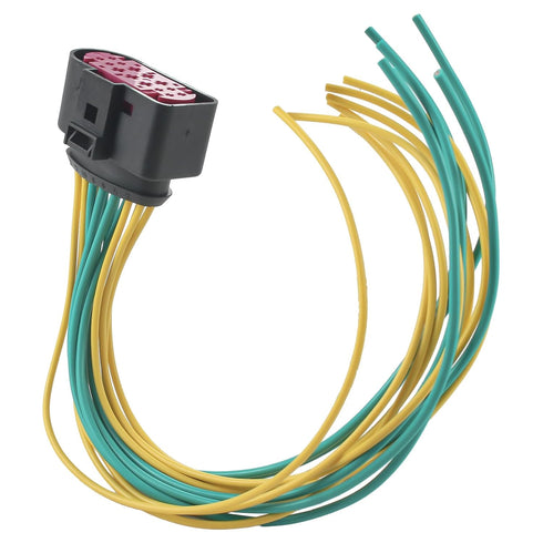 Fit for Ram 1500 2500 2013-2018 Xenon HID Projector Headlight Connector Harness Pigtail Plug......