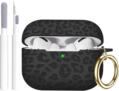 Fashion Engraving Leopard Case Compatible for Airpods Pro 2 Case Cover 2022/Airpod Pro Case Cover,Soft Silicone for Airpods Pro 2nd Generation Cas...