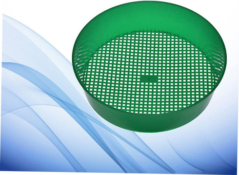 2pcs Garden Soil Sieve Pan Digging Tools Garden Potting Sieve Garden Classifier Kids Tools Soil Sand Sieve Green Screen Suit Garderning Tool Soil ...