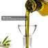 HAIZEEN 8 ounce/240 ml No Funnel Needed Olive Oil & Vinegar Dispenser Glass Cruet Decanter for Kitchen,Lab glassware seal handicraft Keeps Oil Fre...