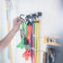 Hook Rail - 2/pk - Organize Your Tie-Down Straps (Ratchet, Cam buckle, Bungee Cords, and more) A low-profile wall-mounted cargo strap management s...