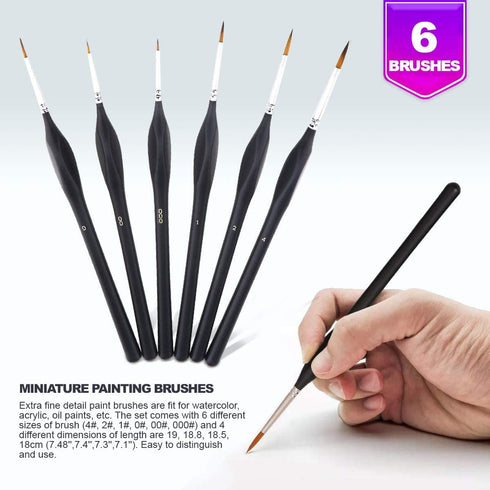 Testors Plastic Cement Glue and Pixiss Miniatures Paint Brushes - Strong, Fast Drying Model Glue for Model Cars, DND Miniatures - Fine Detail Roun...