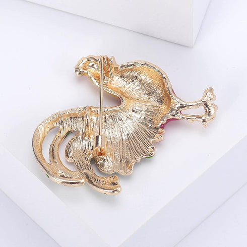Cute Rooster Lapel Brooch Pin for Women Girls Gold Plated Cock Chicken Hen Farm Animal Enamel Pins Clip Sweater Coat Backpack Brooches Pins Fashio...