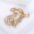Cute Rooster Lapel Brooch Pin for Women Girls Gold Plated Cock Chicken Hen Farm Animal Enamel Pins Clip Sweater Coat Backpack Brooches Pins Fashio...