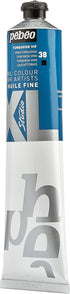 Pébéo - Fine Oil XL 200 ML - Turquoise Vif Oil Painting - Pébéo Oil Painting - Bright Turquoise Blue 200 ml...