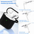 for AirPod Case Cover, Military Grade Anti-Fall Soft Silicone Shock-Absorbing Protective AirPod 2&1 Generation Case Skin Touch with Keychain and C...
