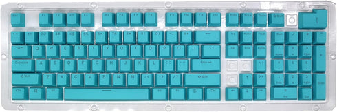 PBT Keycaps, 108 Keys P9 Mechanical Keyboard Key Caps Backlit Key Caps Character Translucent Key Caps DIY Keycaps,for 61/64/87/104/108 Key Mechani...