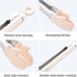 Stainless Steel Kitchen Tongs for Cooking, Set of 2-9 and 12 Inch Heat Resistant Serving Tongs with Silicone Tips, Heavy Duty Food Tongs with Rubb...