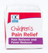 Quality Choice Children's Pain Relief & Fever Reducer, 4oz Acetaminophen, Ibuprofen & Aspirin Free, Liquid Childrens Regular Strength Cold and flu...