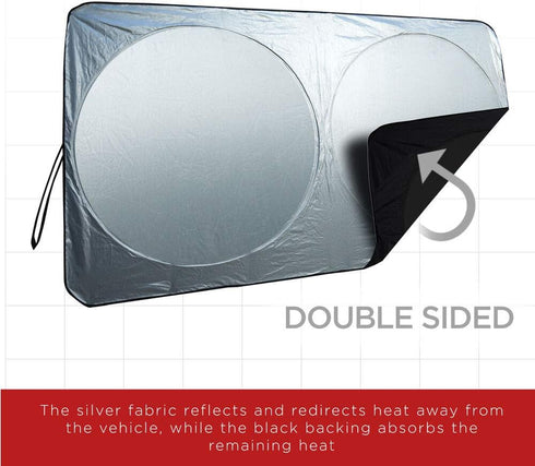 Car Sun Shade for Windshield - Foldable Sunshade Window Visor Reflector - Front Sunshield Auto Accessories Best for Car, Truck, Van, SUV...