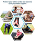 Ankle Brace Support Adjustable Breathable Elastic Nylon Material Fit for Most Size Use for Sports (Black 1pcs)...
