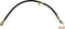 Dorman H620227 Rear Passenger Side Brake Hydraulic Hose Compatible with Select Lexus/Toyota Models...