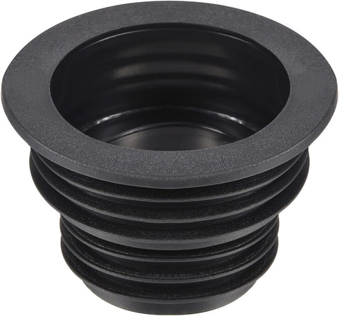 MECCANIXITY Drain Pipe Seal Hose Silicone Plug Sewer Sealing Ring Connector for Kitchen Bathroom, Black...