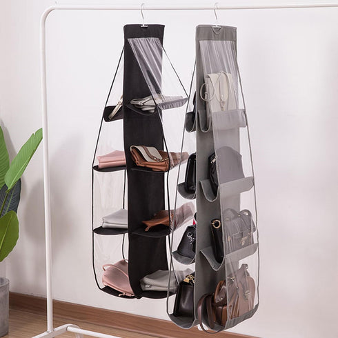 AARAINBOW 1 Pack Hanging Handbag Purse Organizer for Closet, Womens Purse Storage Organizers, Hand bag Organizer Holder, Wardrobe Purse Organizer ...