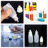 10PCS Plastic Squeezable Dropper Bottles Empty White Clear Dropping Eye Liquid Bottle with Cap Drop Bottles Refillable Squeeze Bottle Dropper Samp...