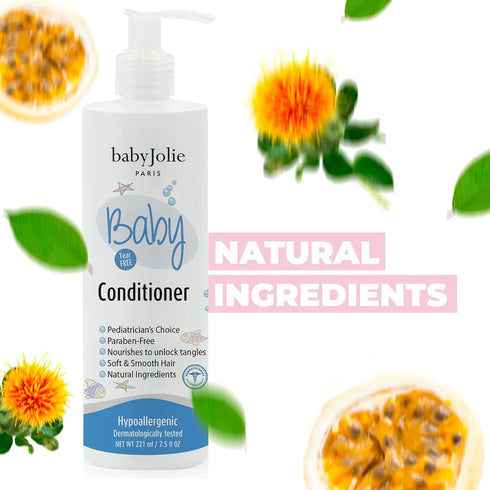 Baby Jolie Baby Hair Conditioner - Shea Butter Kids Conditioner, 7.5oz (221ml)...