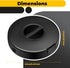 9 Pcs Charging Cord Organizer Black Portable Charger Cord Holder Round Storage Cable Winder Retractable Cable Management Flexible USB Cable Reel f...