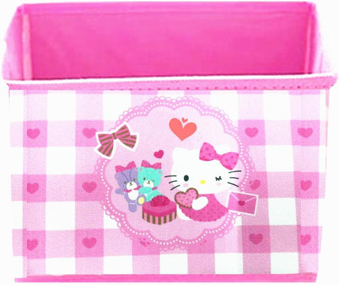 Kerr's Choice Cute Desk Box for Girls - Kawaii Storage Box, Foldable Baskets | Office Desk Room Decoration...