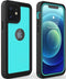 for iPhone 12 Waterproof Case,Waterproof Shockproof Dustproof IP68 Full-Body Hard Case Built-in Screen Protector Underwater Outdoor Waterproof Cov...