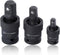 SPEEDWOX 3Pcs Universal Joint-Socket Set Impact Swivel Socket Set Impact Universal Joint Set Socket Sets 1/4 3/8 1/2 Swivel Impact Socket Set Sock...