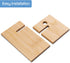 Bamboo Phone Stand with Charging Hole Detachable Portable Wood Mobile Phone Holder...