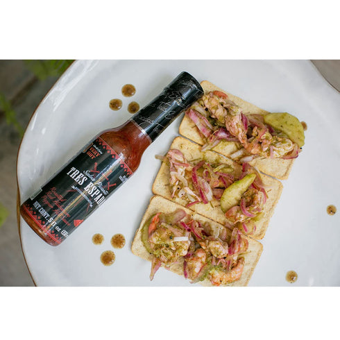 Salsa Picante Tres Espadas | Habanero Hot Sauce | Hot salsa crafted with Mexican Habaneros | Hot Sauce Bottles 5 FL OZ Each (Habanero Red Pepper, ...