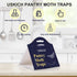 Moth Traps for Pantry Moths, 16 Pack Kitchen Moth Traps with Pheromones Prime, Non-Toxic Easy Setup Sticky Glue Trap for Food and Cupboard Moths i...