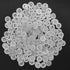 200Pcs 11mm Sewing Shirt Resin Button 4 Hole Faux Pearl Fininsh (White)...