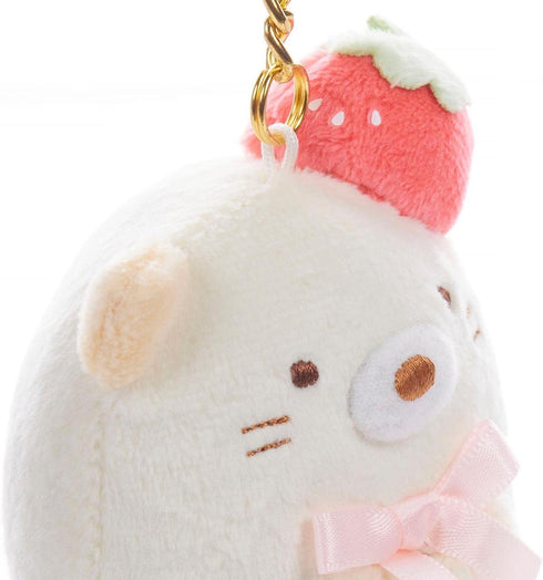 SUMIKKOGURASHI Neko San-X Original Strawberry Series Keychain...