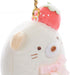 SUMIKKOGURASHI Neko San-X Original Strawberry Series Keychain...