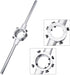 uxcell Die Stock Handle Wrench Holder for Metric M12-M14 / 24mm-38mm OD Round Die...