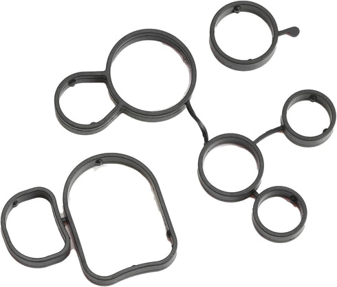 2.5L Engine Oil Filter Flange Seal Gasket Set 07K115441 Replacement For Audi A3 Q3 TT RS quattro VW Jetta Beetle Golf Passat B7 DONKERVOORT...