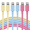 iPhone Charger 6 Pack (3/3/6/6/6/10ft) Apple MFi Certified Fast Charge Sync Lightning Cable Compatible with iPhone 14/13/12/11/Pro Max/SE/XR/XS/X/...