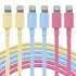 iPhone Charger 6 Pack (3/3/6/6/6/10ft) Apple MFi Certified Fast Charge Sync Lightning Cable Compatible with iPhone 14/13/12/11/Pro Max/SE/XR/XS/X/...